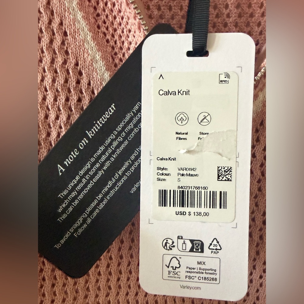 NWT Varley Calva Half-Zip Knit - Picture 6 of 7